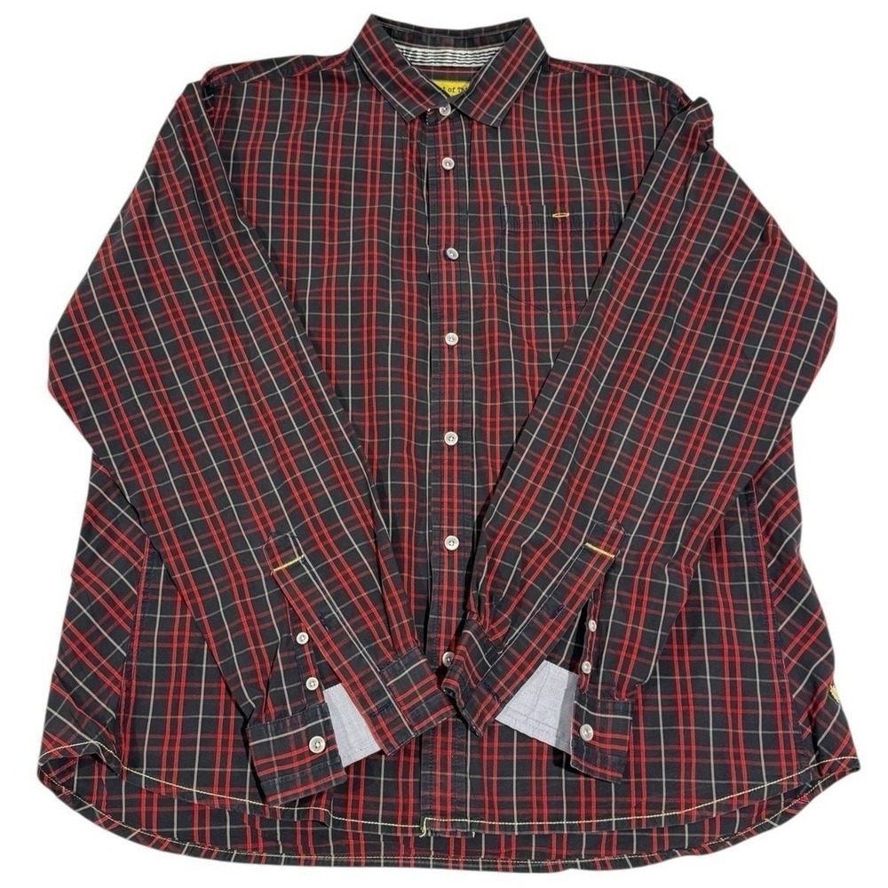 Descendant‎ of Thieves Plaid Shirt Men's XXL Multicolor Limited Edition 558